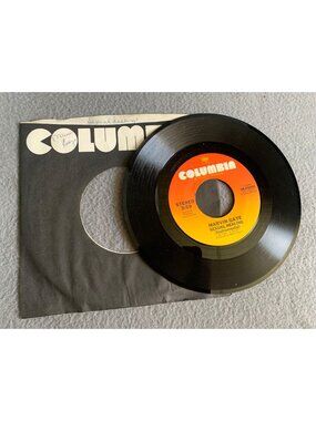 Marvin Gaye "Sexual Healing" 45 RPM Vinyl Record Columbia Sleeve